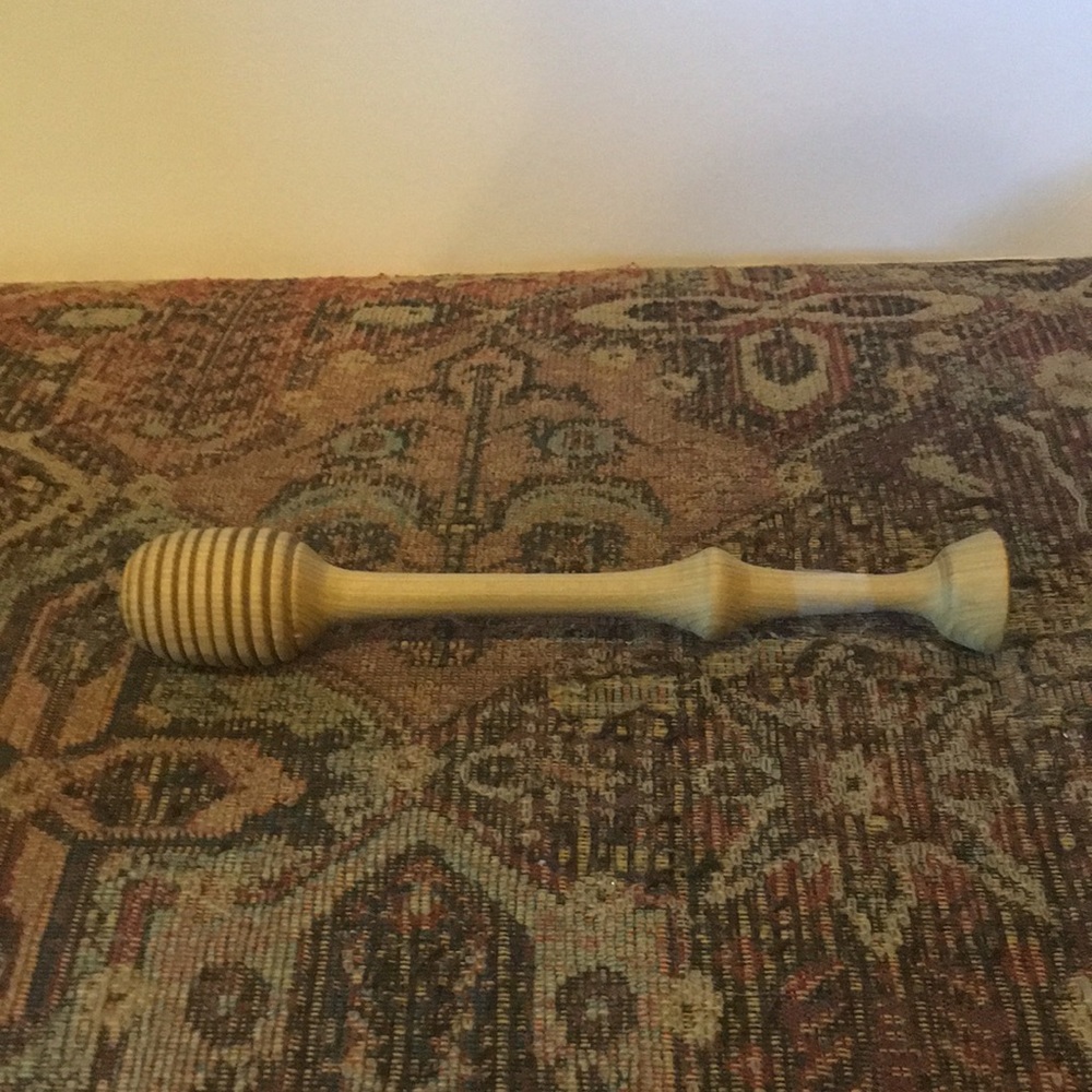 Hand-Turned Honey Dipper